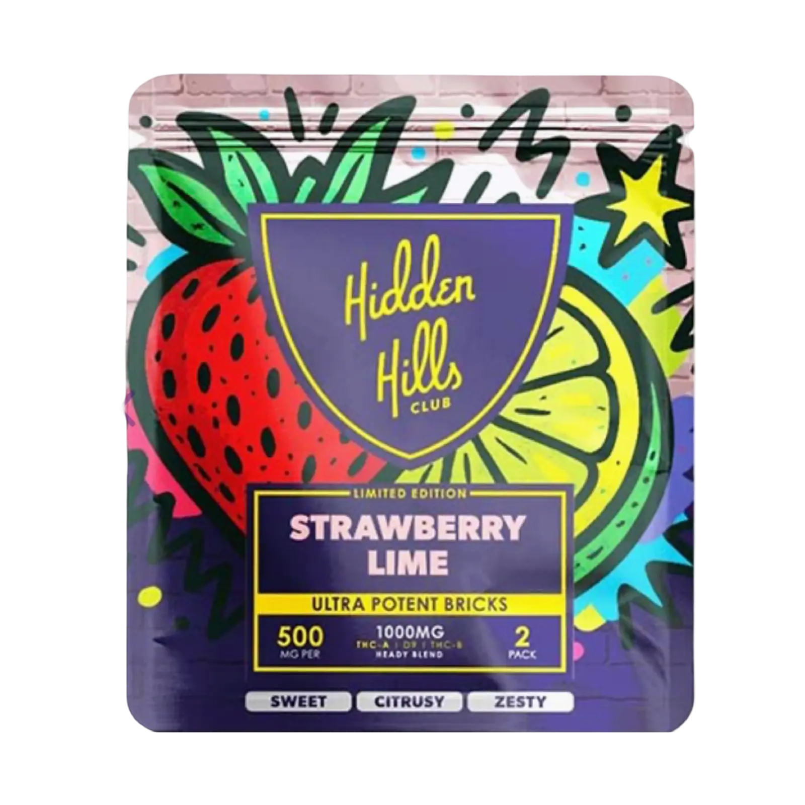 1000mg THCa Gummies | Strawberry Lime