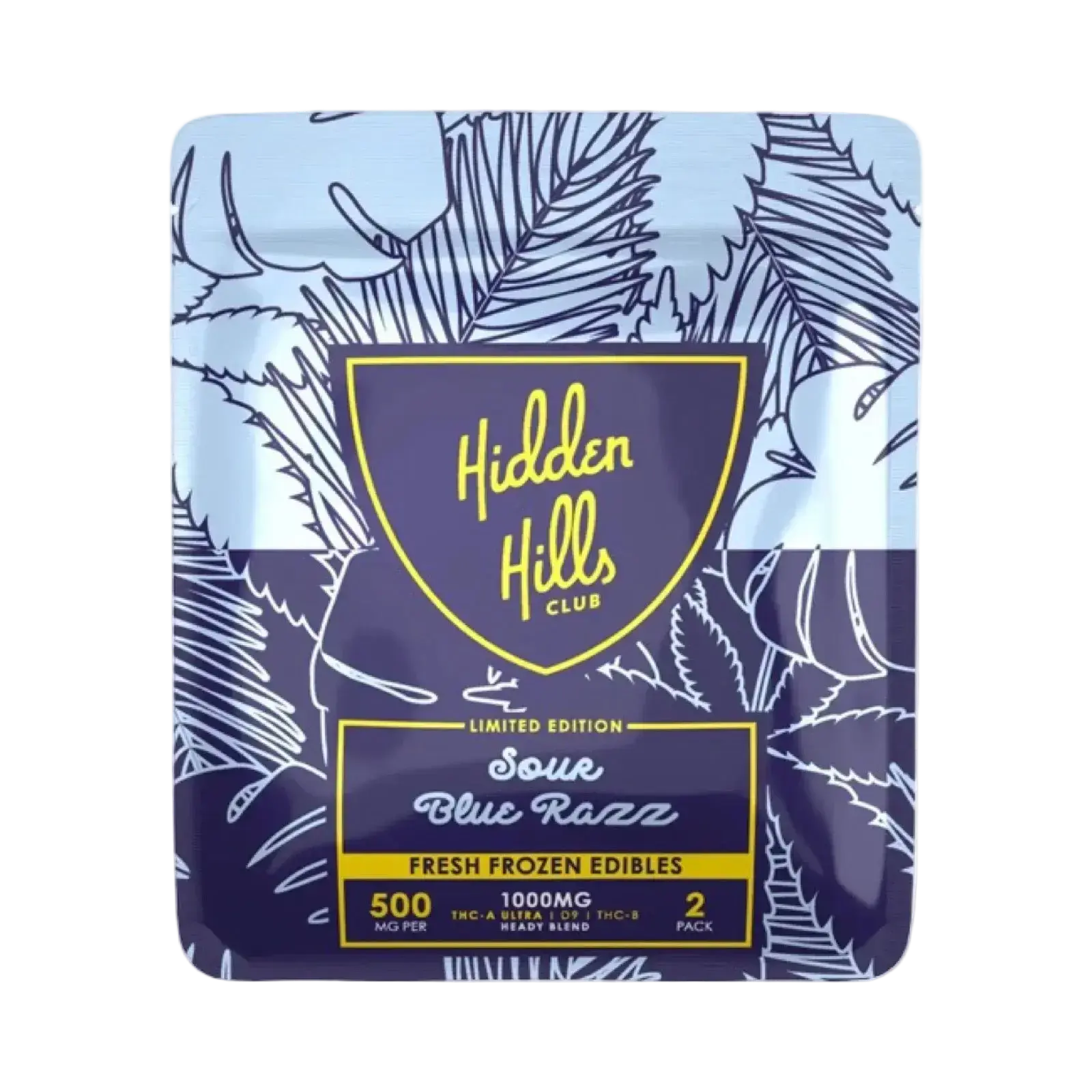 1000mg THCa Gummies | Sour Blue Razz