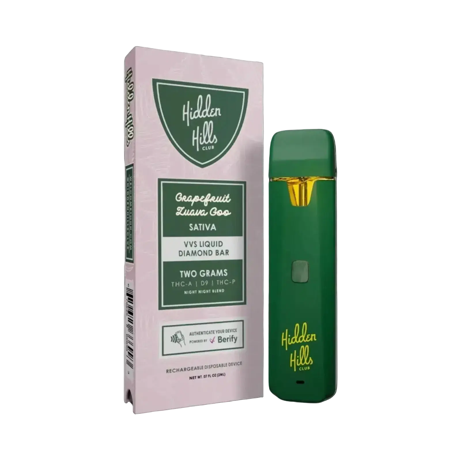 2G Liquid Diamond Disposable | Grapefruit Zuava Goo | Sativa