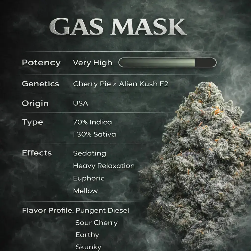 Gas Mask THCa Flower - Image 6