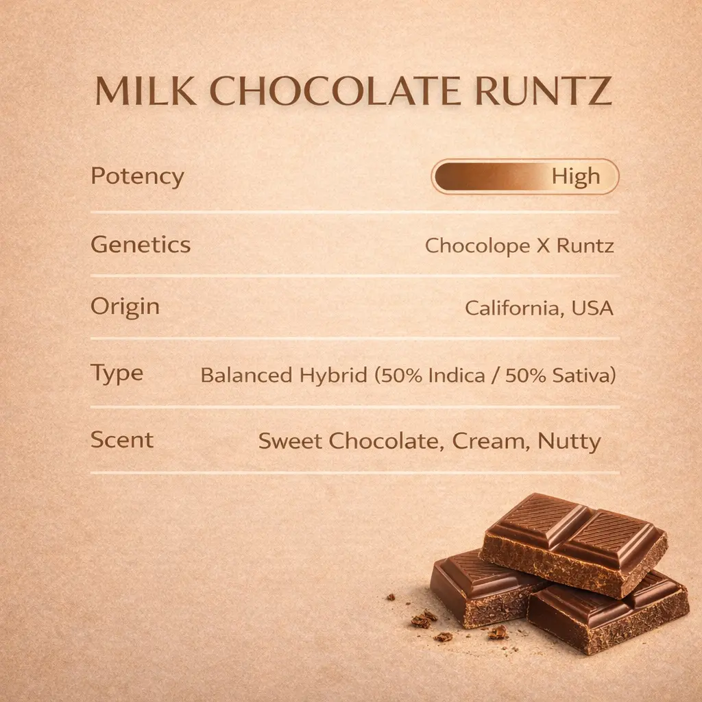 Milk Chocolate Runtz THCa Flower - Image 3