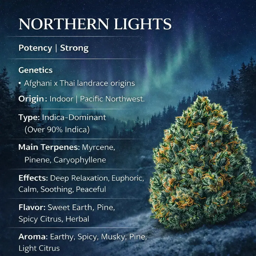 Northern Lights Smalls THCa Flower - Image 4