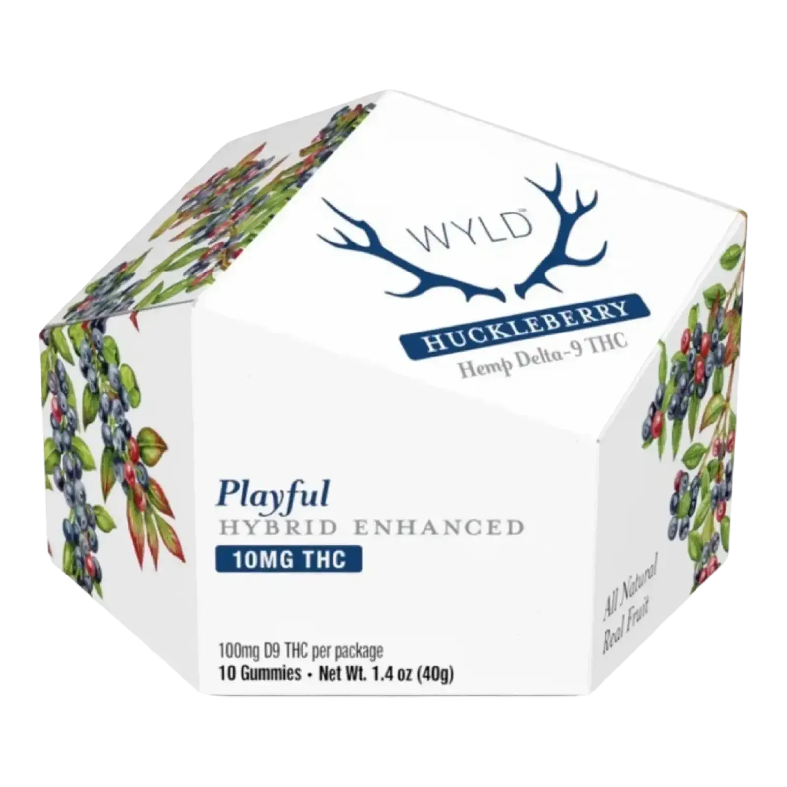 Wyld Delta 9 Gummies Huckleberry Hybrid